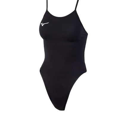 Mizuno EXER Maillot de bain femme à fines bretelles, Noir, Taille 20