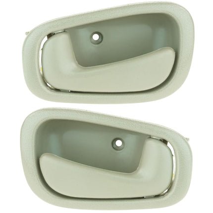 TRQ Door Handles Inside Interior Tan Beige LH & RH