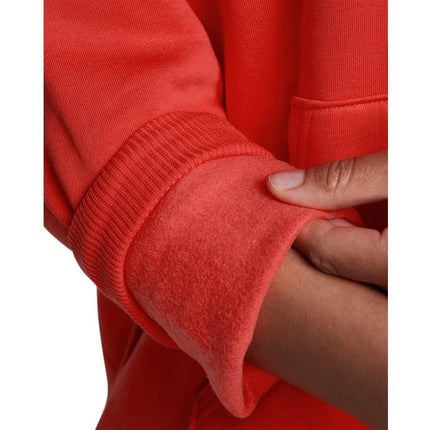 Under Armour - Womens Rival Fleece Hoodie, Color Dark Orange/White (860), Size: Small