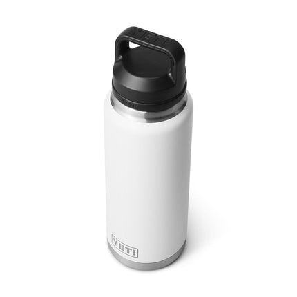 YETI Rambler 36 oz Bottle, Vacuum Insulated, Stainless Steel with Chug Cap, White