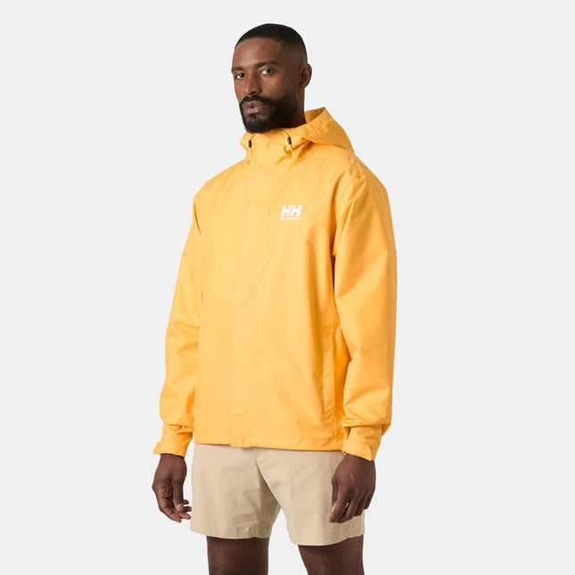 Helly Hansen Mens Seven J Jacket, Orange Sorbet, S