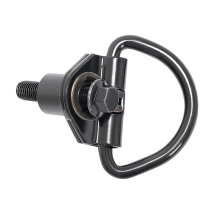 ALMULOO Crochets d'arrimage compatibles avec les fourgons de transport Ford Transit 150 250 350 2015-2024, anneaux en D en acier noir thermolaqué, 6 pièces