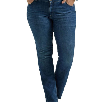 Lee Women's Regular Fit Bootcut Jean, Compass (Blu