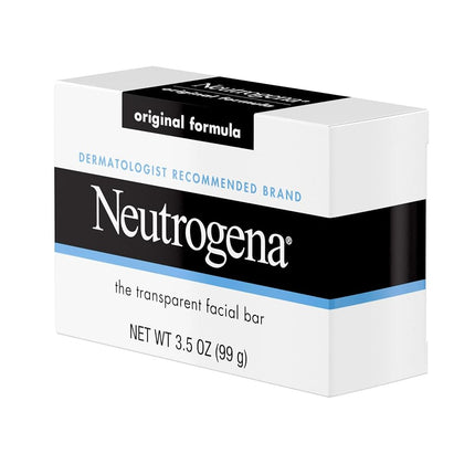 Neutrogena The Transparent Facial Bar Original Formula, 3.50 Oz Pack Of 3