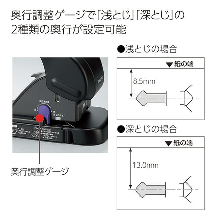 Kokuyo-s&t-Needle-Less Stapler (12 Tables) Sln-ms 112d