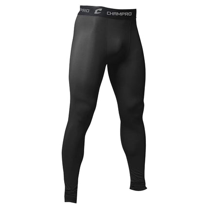 Champro Polyester/Spandex Compression Tights, Adult Black