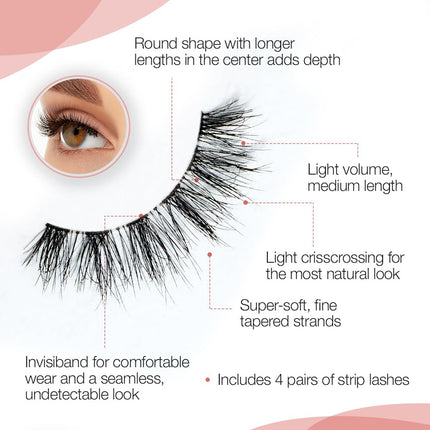 Ardell Naked Lashes Multipack - 4 Pairs of False Eyelashes (Style 420)