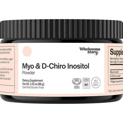 Myo-Inositol & D-Chiro Inositol Powder | 30-Day Su
