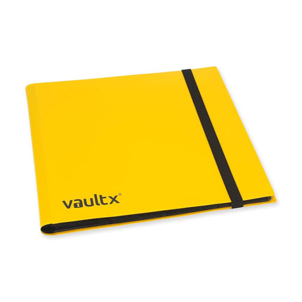 Vault X 12 Pocket Strap Trading Card Binder 480 Cards Side Loading (Yellow)