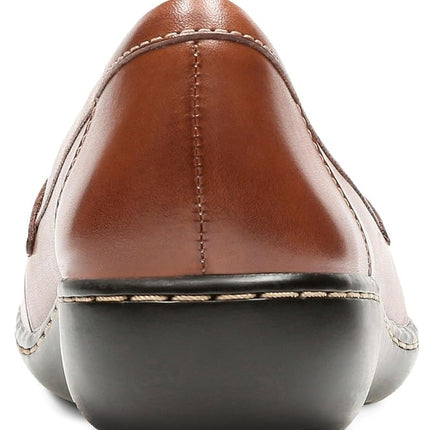 Clarks Women's Ashland Bubble Slip-On Loafer, Brown Multi, 4 UK