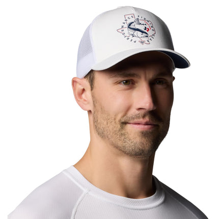 Columbia Statetriot Mesh Ball Cap, White/Collegiat