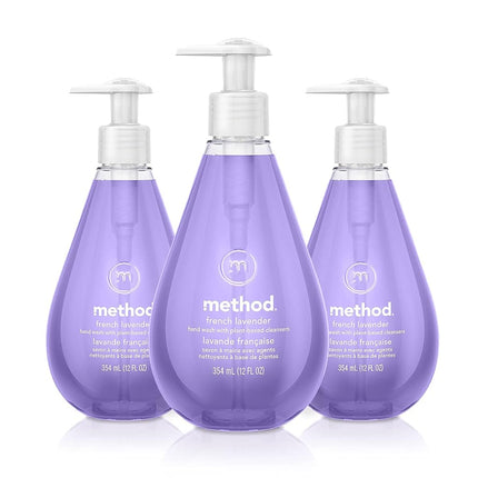 Method Gel Hand Wash, French Lavender, 12 oz, 3 pa