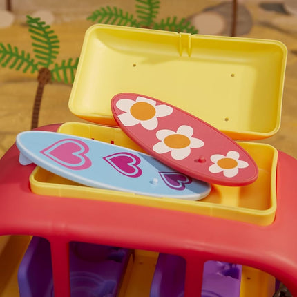 Peppa Pig Peppa Visits Australia Campervan Vehicle Preschool Toy; Includes 8 Figures, 4 Accessories, for Ages 3 and Up