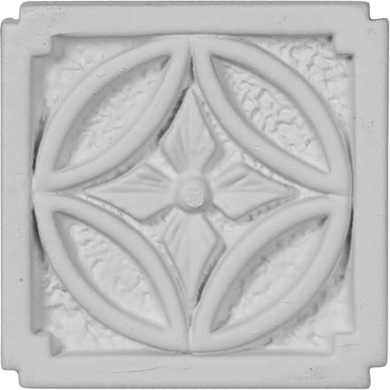 Ekena PB02X02NE 2 1/4-Inch Width x 2 1/4-Inch Height x 1/2-Inch Projection Nexus Plinth Block - Primed