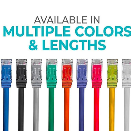 Monoprice 109811 10 ft FLEXboot Series 24AWG Cat6 550 MHz UTP Bare Copper Ethernet Network Cable - Black