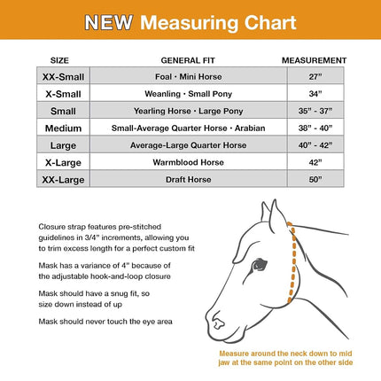 Cashel Crusader Fly Mask Long Nose with Ears (Grey, Yearling)