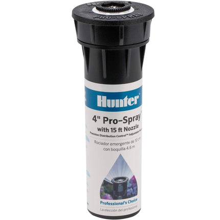 Hunter Industries RTL2001PROS0415A Hunter Pro-Spray 4" Pop-up Sprinkler with 15' Adjustable Nozzle, Color