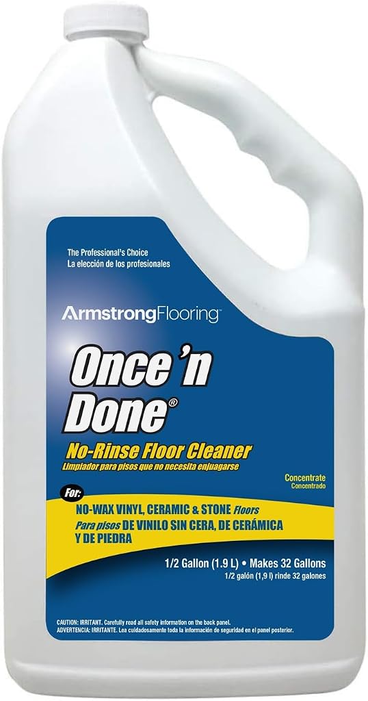 Home Care 330806 64OZ Conc FLR Cleaner, 64oz-1/2 gal, Clear, 64 Ounce