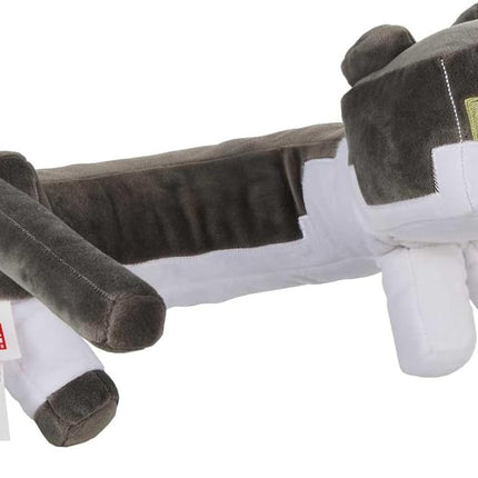 Mattel Minecraft Purring Sounds Neck Pillow, Cat Plush Toy with Sound for Travel, Comfort & Play, JGR36
