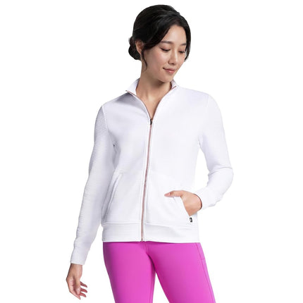 Skechers Women's Cozy Fit Ottoman Jacket, White, M