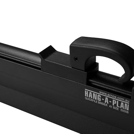 Arnos Hang-A-Plan Quickfile Plan Binder Clamp, A1 Size, Black
