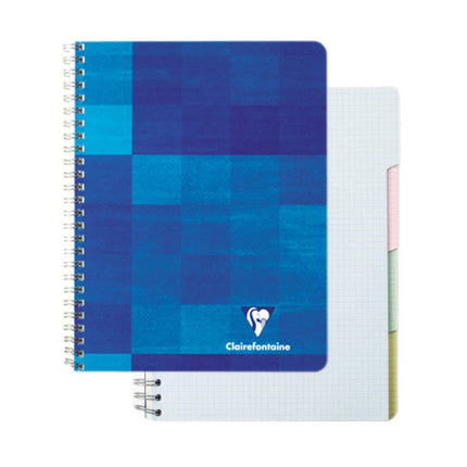 Clairefontaine 8139C A Spiral Index Notebook Blank