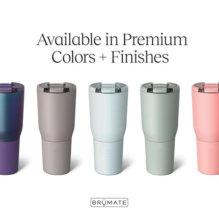 BrüMate Nav 35oz 100% Leak Proof Insulated Travel Tumbler with Magnetic BevLock™ Lid - Double Wall Cup-Holder Friendly Stainless Steel Mug (Nightfall Blue)