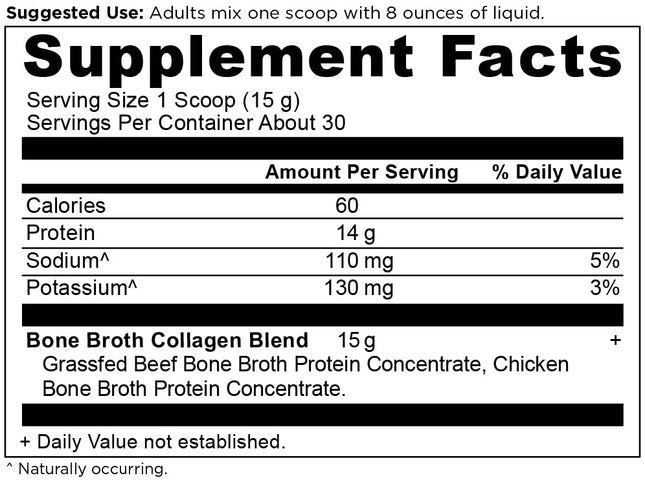 Ancient Nutrition - Bone Broth Collagen Pure - 15.9 oz.