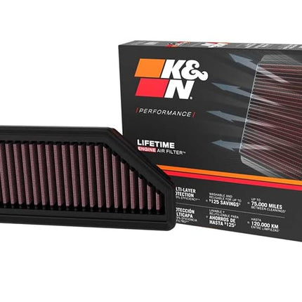 K&N Replacement Air Filter compatible with Renault Arkana 1.6 4cyl 2022- (33-3184)