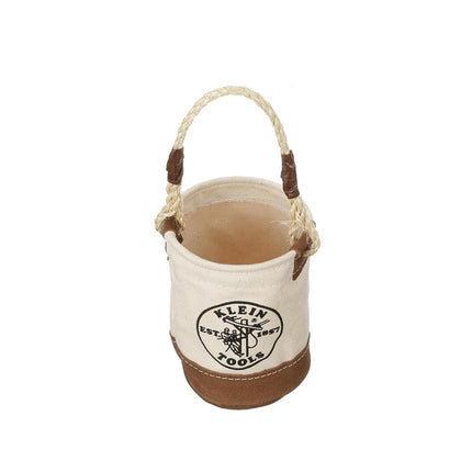 KLEIN TOOLS 5104MINI Mini Tool Bucket, Leather-Bottom