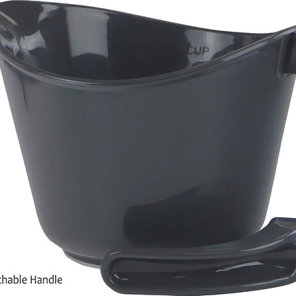 reston lloyd Non-Slip Base Erogonomic Space Saving Detachable Handle, 2 QT Heavy Duty BPA-Free Microwave & Dishwasher, Azure