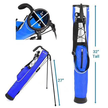 Orlimar Pitch & Putt Golf Lightweight Stand Carry Bag, Blue, Regular