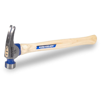 Vaughan California Framing Hammer, 19 oz, Milled F