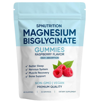 Spnutrition Magnesium Bisglycinate Gummies, with 4