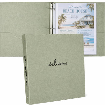 Paper 'n Such Welcome Binder for Short Term Rental