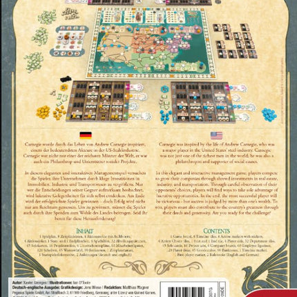 Pegasus Spiele Carnegie Board Games