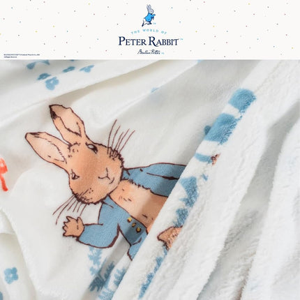 Franco Peter Rabbit Book Easter Kids Bedding Super Soft Cozy Throw, 46 in x 60 in, (Officially Licensed Product)