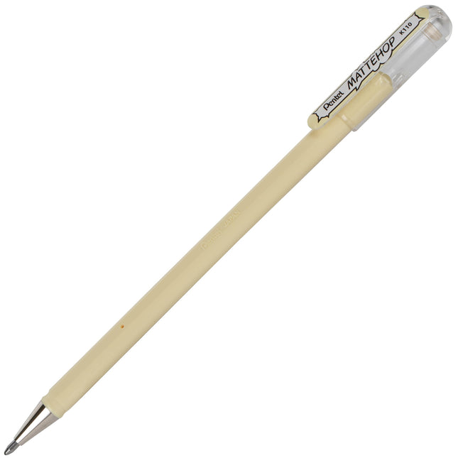 Pentel Arts Mattehop Gel Pen, (1.0mm), Bold Line, 8 Assorted Colors (K110VBP8M1)