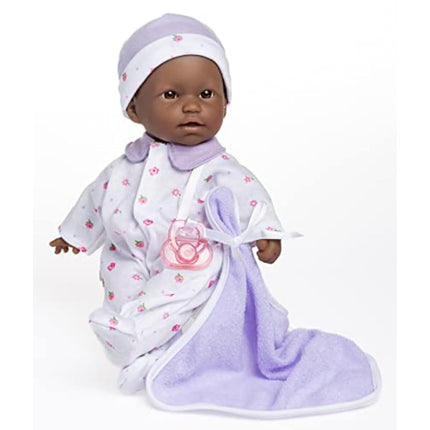 JC Toys, La Baby 11-inch African American Washable Soft Body Play Doll For Children 18 months or Older, Designed by Berenguer