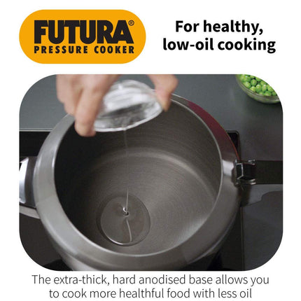Hawkins F45 Pressure Cooker, 4 Litre, Black