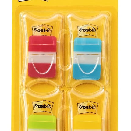 Post-it Tabs, 1 in Solid, Asst Colors, 25/Color, 25/Dispenser, 4 Dispenser/Pack (686-RALY)