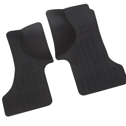 GM Accessories 84281891 Front All-Weather Floor Mats in Black with GM Logo