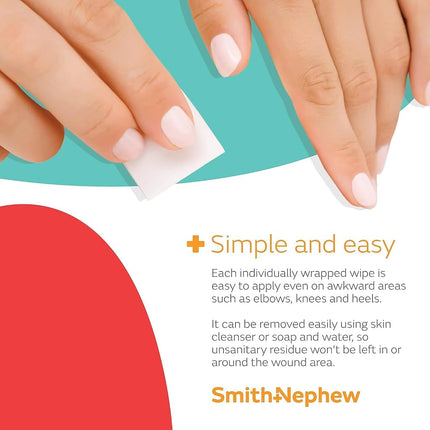 Smith & Nephew Medical Skin-Prep Protective Wipes [420400] 50 Each (Pack of 2)