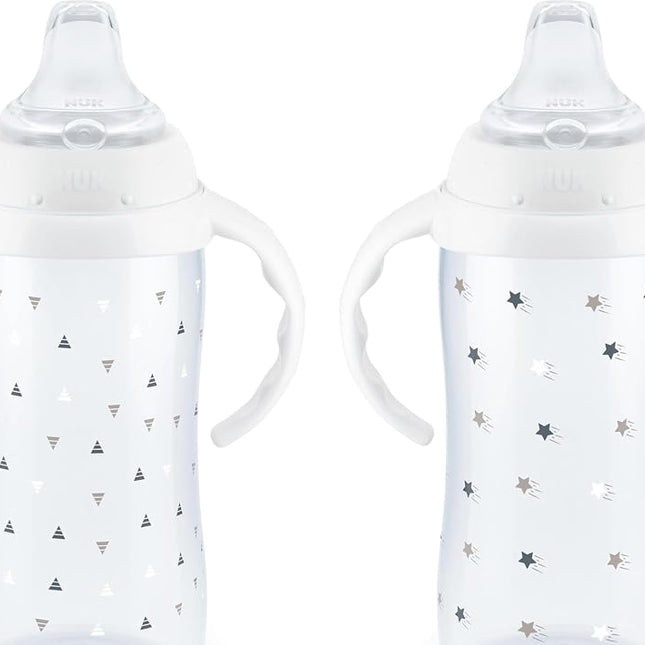 NUK Large Learner Cup, 10 oz, 9+ Months, Timeless Collection, Amazon Exclusive, 2 Count (Pack of 1)
