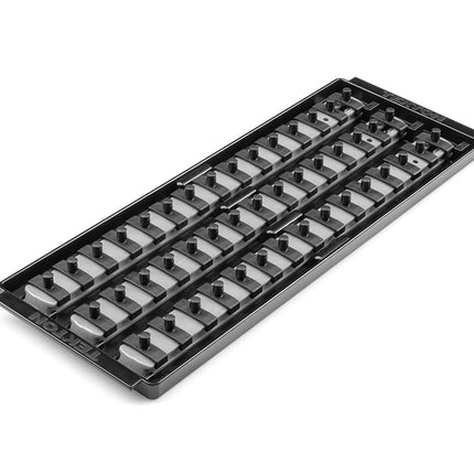 TEKTON 1/4 Inch Drive 3-Rail Socket Organizer Set,
