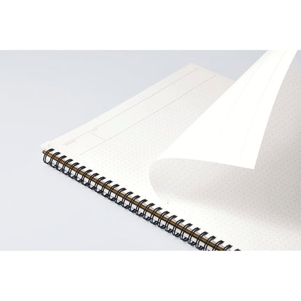 Maruman N109JP Nemosine 20th Anniversary Ring Notebook, Dot Ruled Ruled, A4, Black