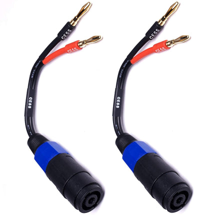 CNCESS CESS-004 Banana Plug to Female Speakon Spea