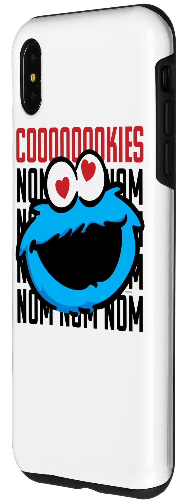 Funda iPhone XS Max Barrio Sésamo Monstruo de las Galletas Coooooookies
