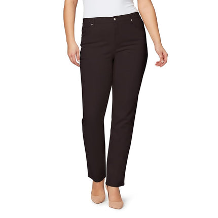 Gloria Vanderbilt Women's Amanda Classic Tapered Jean, Coffee Roast, 6W