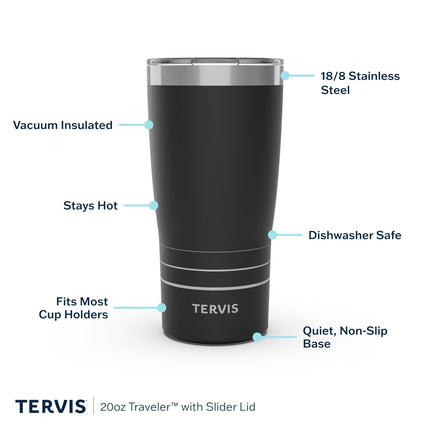 Tervis Traveler Peanuts™ - Caroling Made in USA Double Walled Insulated Tumbler Travel Cup Keeps Drinks Cold & Hot, 20OZ,
